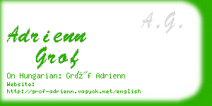 adrienn grof business card